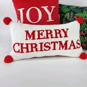 NWT Target Merry Christmas Pillow